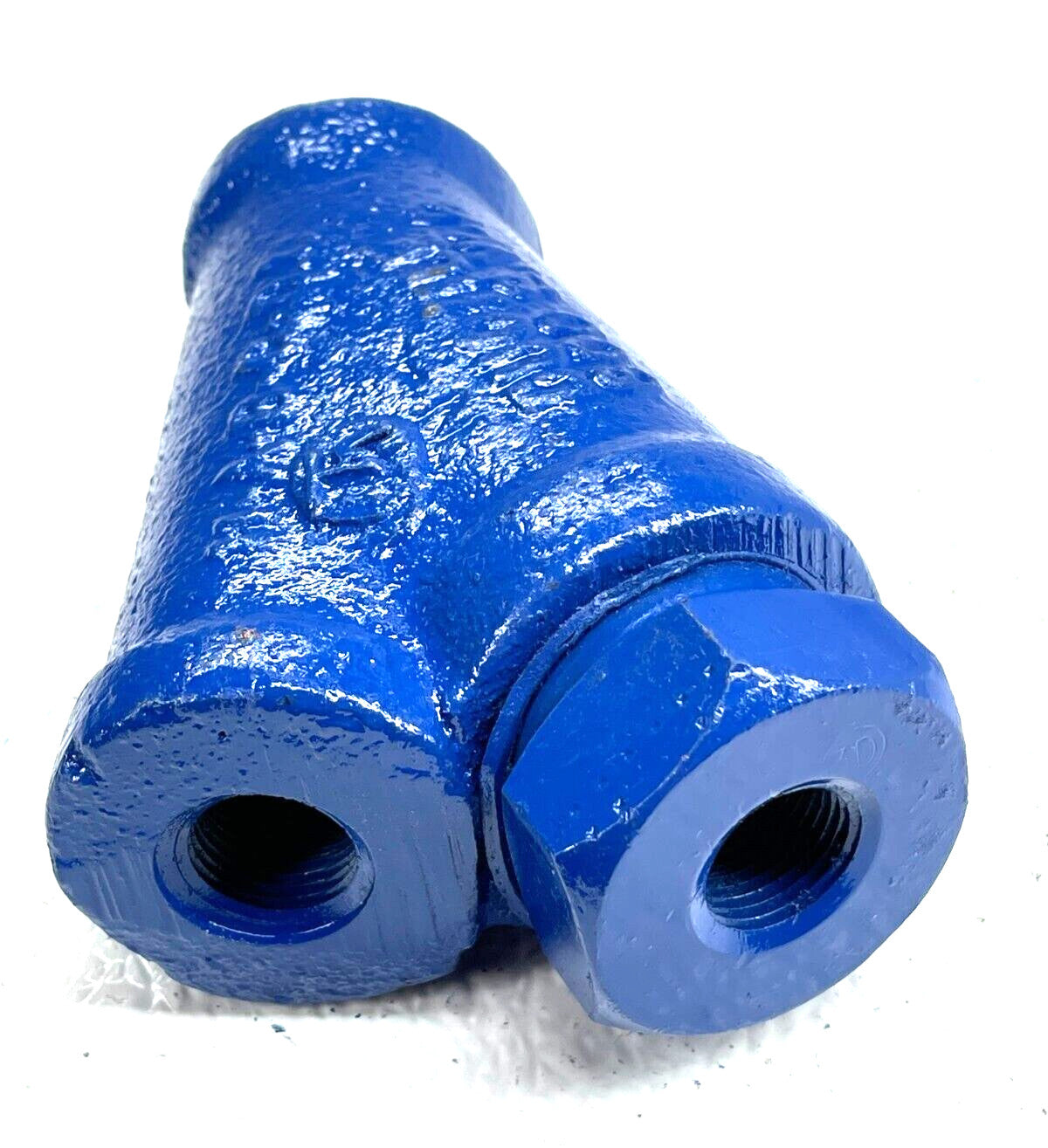 Ductile Iron Wye Y Strainer 3/8" NPT 600-SWP 1000-WOG 1/8" Perf. 30-Mesh Screen