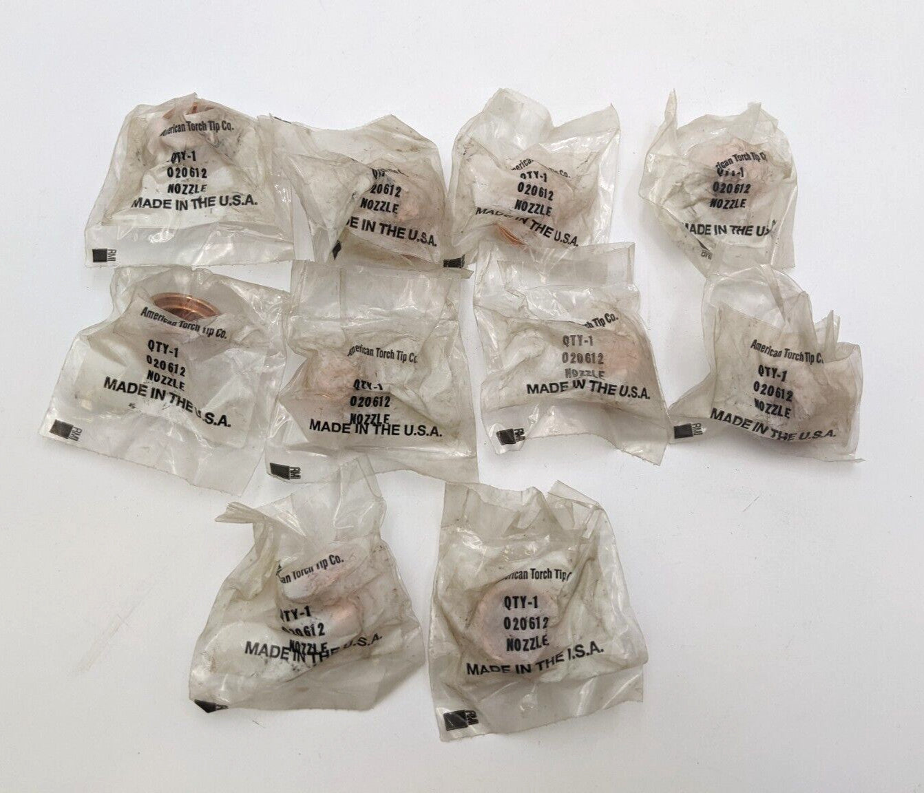 10PC Lot ATTC 020612 Nozzle .038 40Amp Plasma Cutting Torch Replacement Part NOS