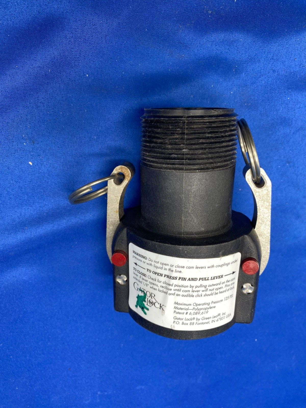 Gator Lock fitting GLP150B coupler male thread to female coupler – SPMX ...