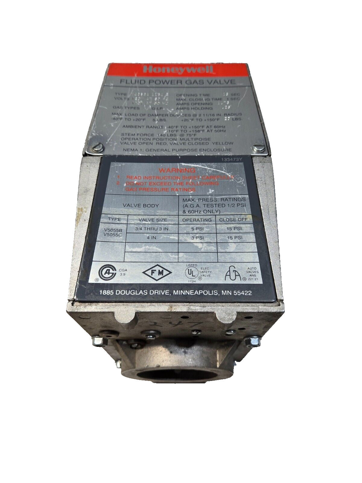 Honeywell Hi-Lo-Off Fluid Power Actuator V4062A1131 (V4062A-1131) NEW NOS