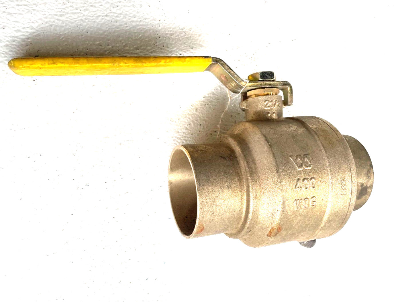 WATTS Lead Free Bronze Ball Valve 2-1/2" CTS Solder Joint 125-S 400-WOG Lever Op