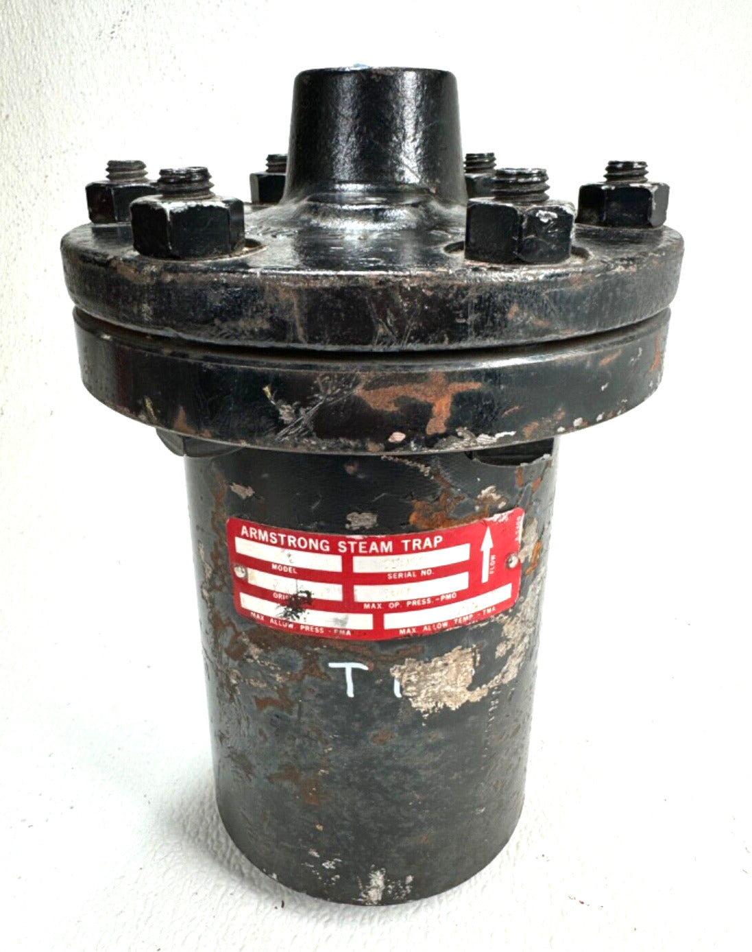 ARMSTRONG 312 1/2" NPT Steel Inverted Bucket Steam Trap 7/64" Orifice, 600-psi