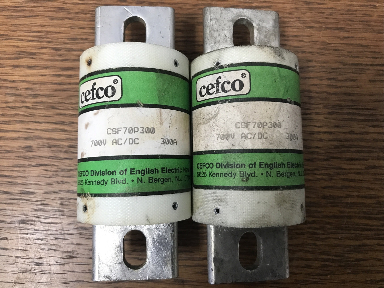 Lot Of 2 Cefco CSF70P300 Fuse 300A 700V New Old Stock No Box