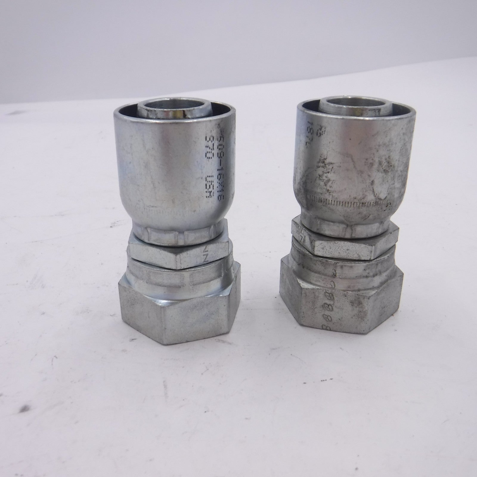 2 Pack Couplamatic 7/8" 37° Straight Female Swivels R509-16X16