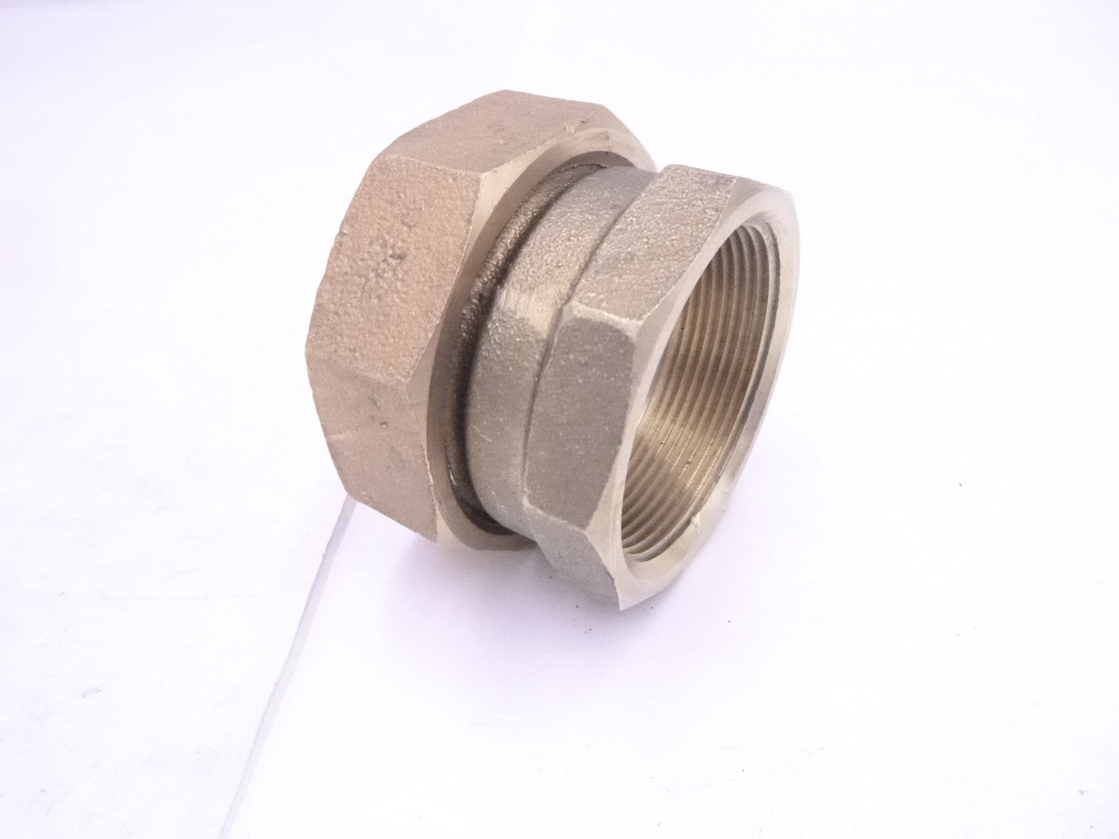 Nibco 2" Cast Bronze Pressure Copper Pipe Union Fitting  C x F