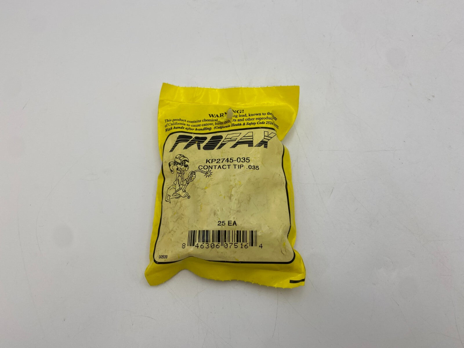 25PC Profax KP2745-035 Mig Welding Contact Tip	0.035 Copper New NOS
