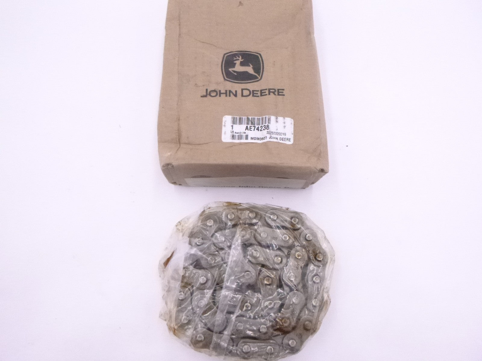OEM John Deere AE74238 Drivetrain Roller Chain for 446 447 448 456 457 458