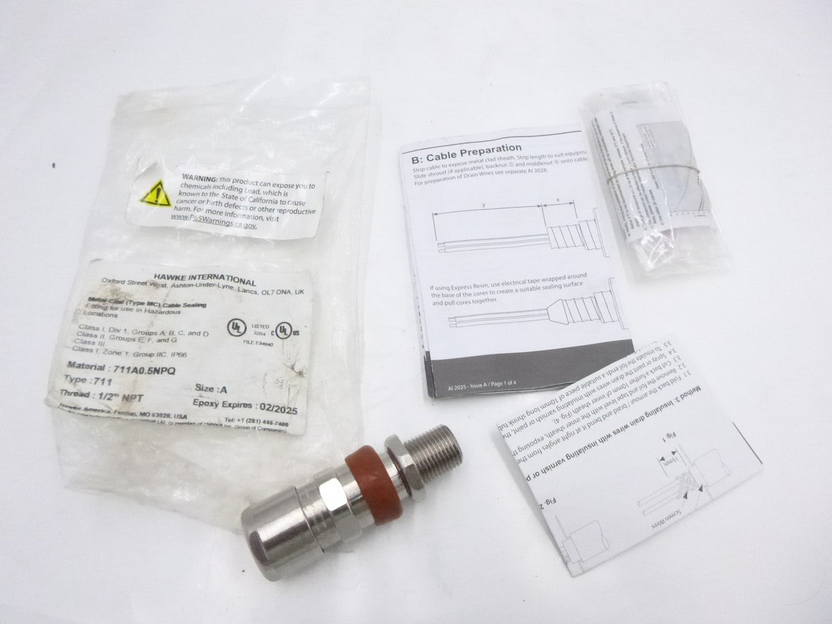 Hawke Hubbell 711A0.5NPQ 711/A 1/2