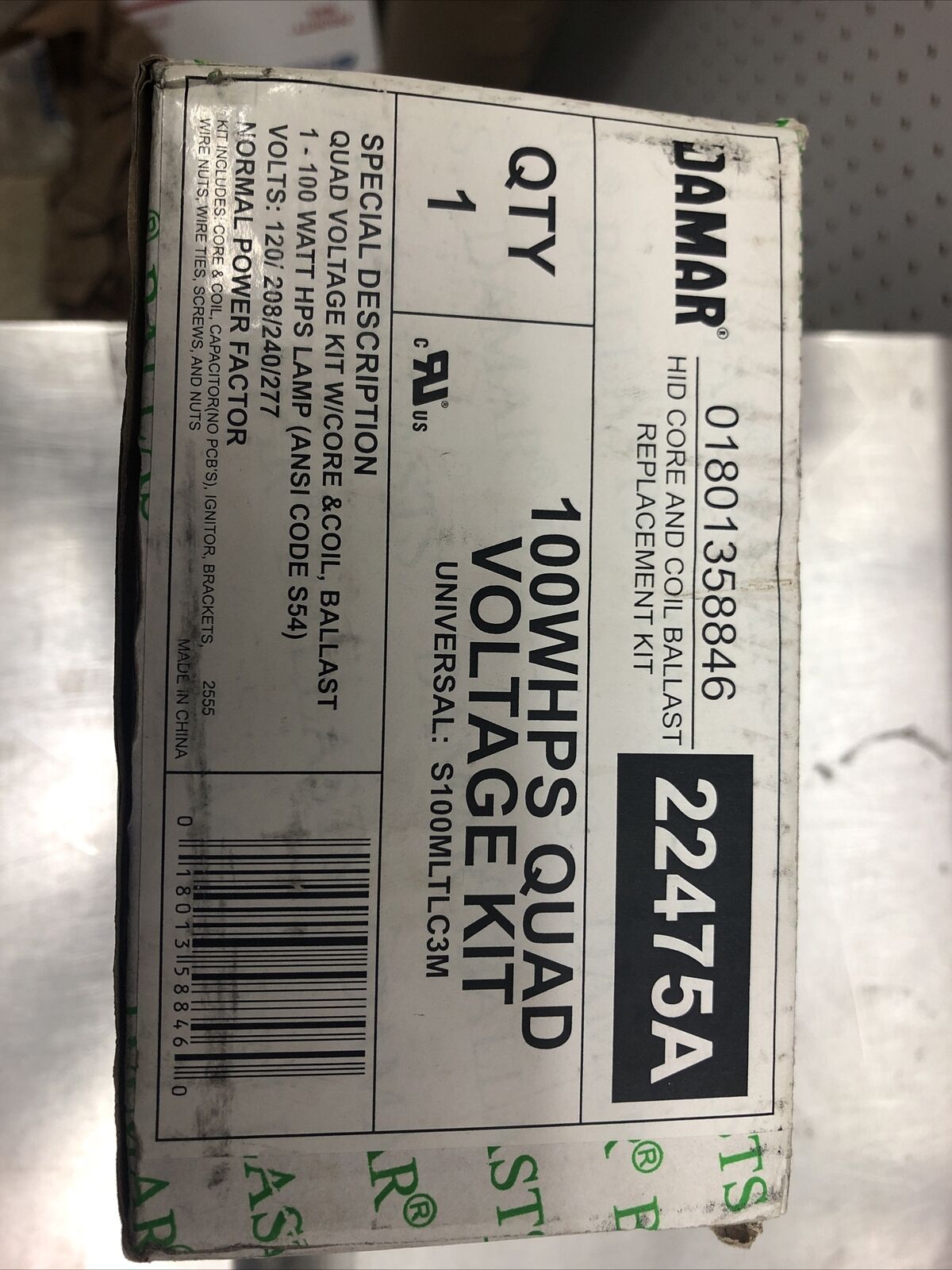 Damar 22475A 100 Watt HPS Ballast.