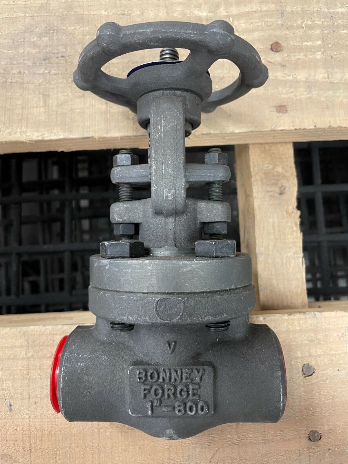 BONNEY FORGE HL11-LE Gate Valve 1" 800 Socket Weld A105N Forged Steel Trim #8