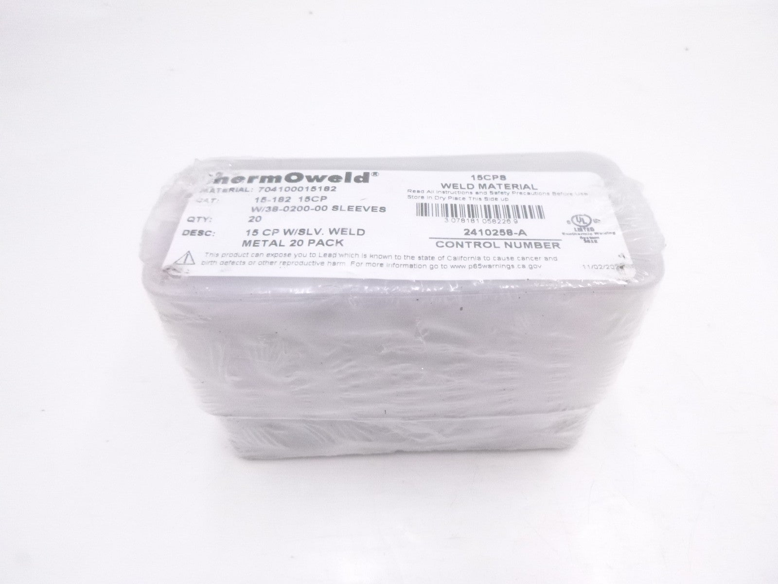 20 Pack Thermoweld 15-182 15CP Weld Metal Cathodic Protections