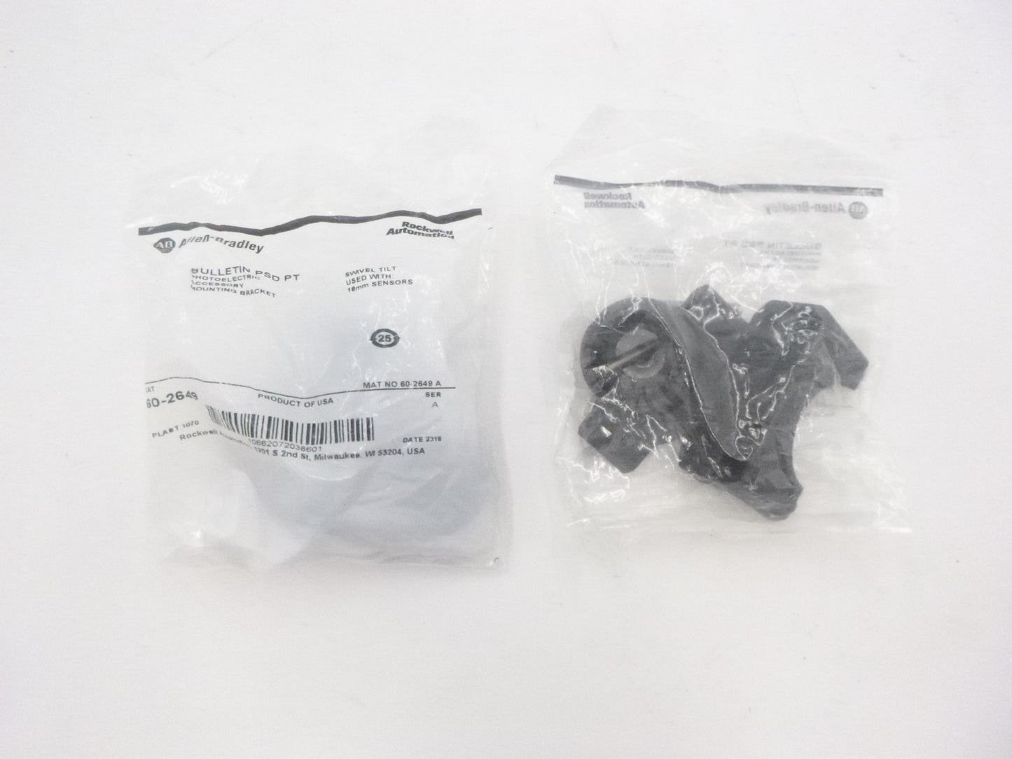 2 Pack Allen Bradley Sensor Mounting Bracket Swivel Tilt