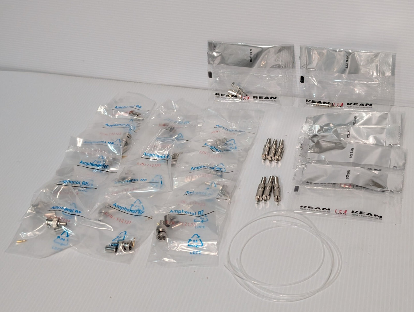 Lot of Neutrik AG Rean NYS-226 Contacts, Amphenol RF 112123 Connectors, More