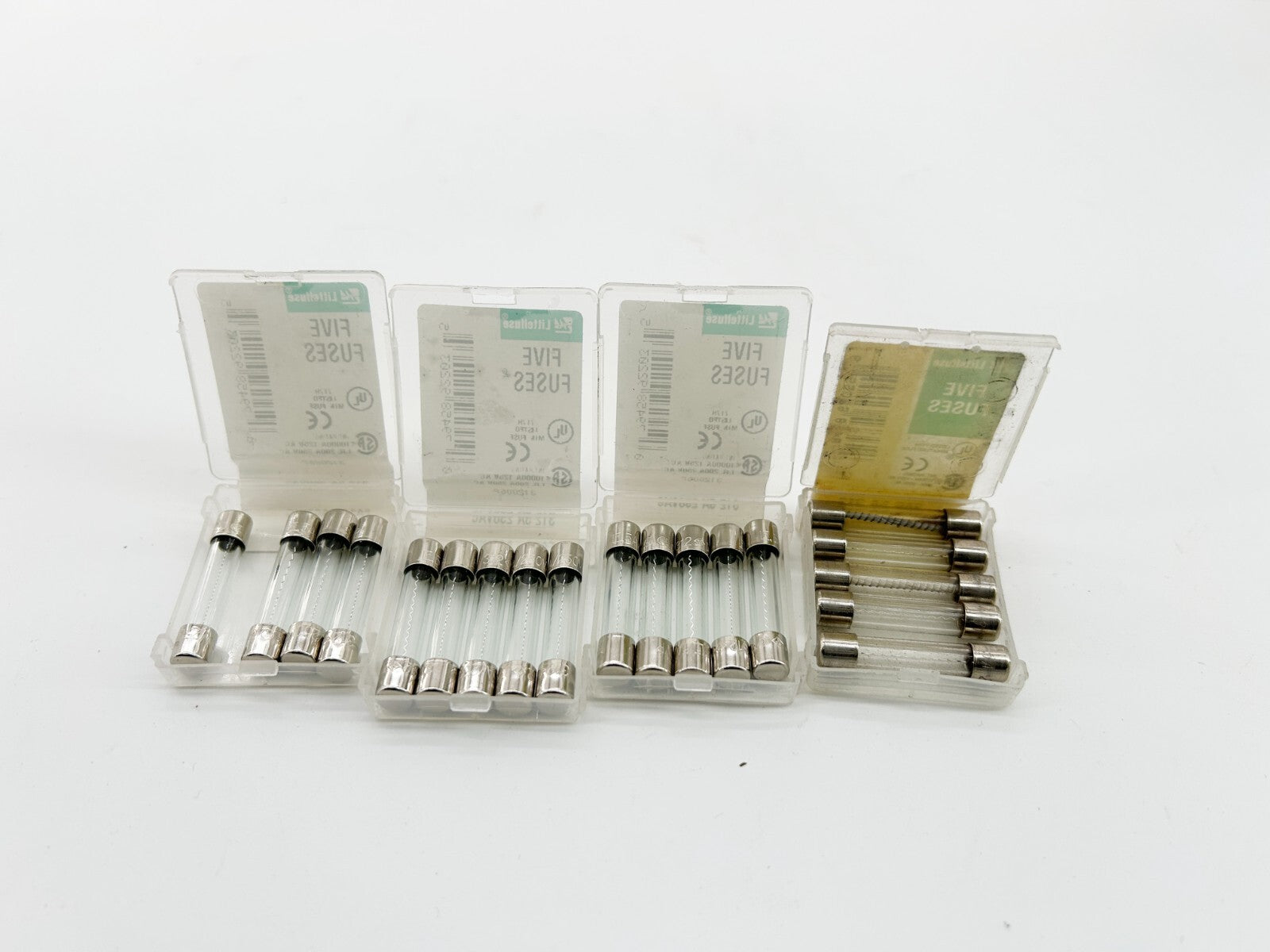 New Lot of 19 Littelfuse Glass Fuse 250V 5A