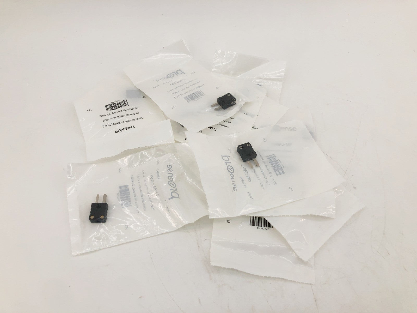 Lot of 10 New ProSense THMJ-MP Thermocouple Connectors Type J 40AWG To 20AWG