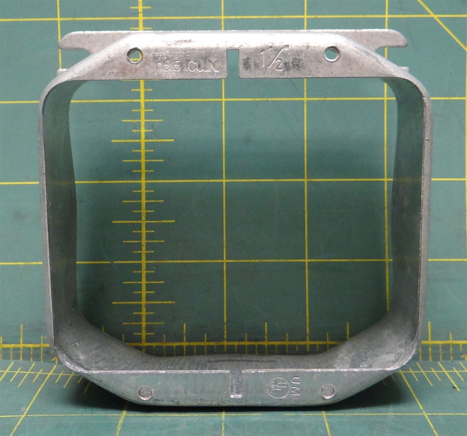 Eaton Crouse-Hinds TP540 4" Square Box, 1-1/2" Raised Two Device Tile Wall Cover