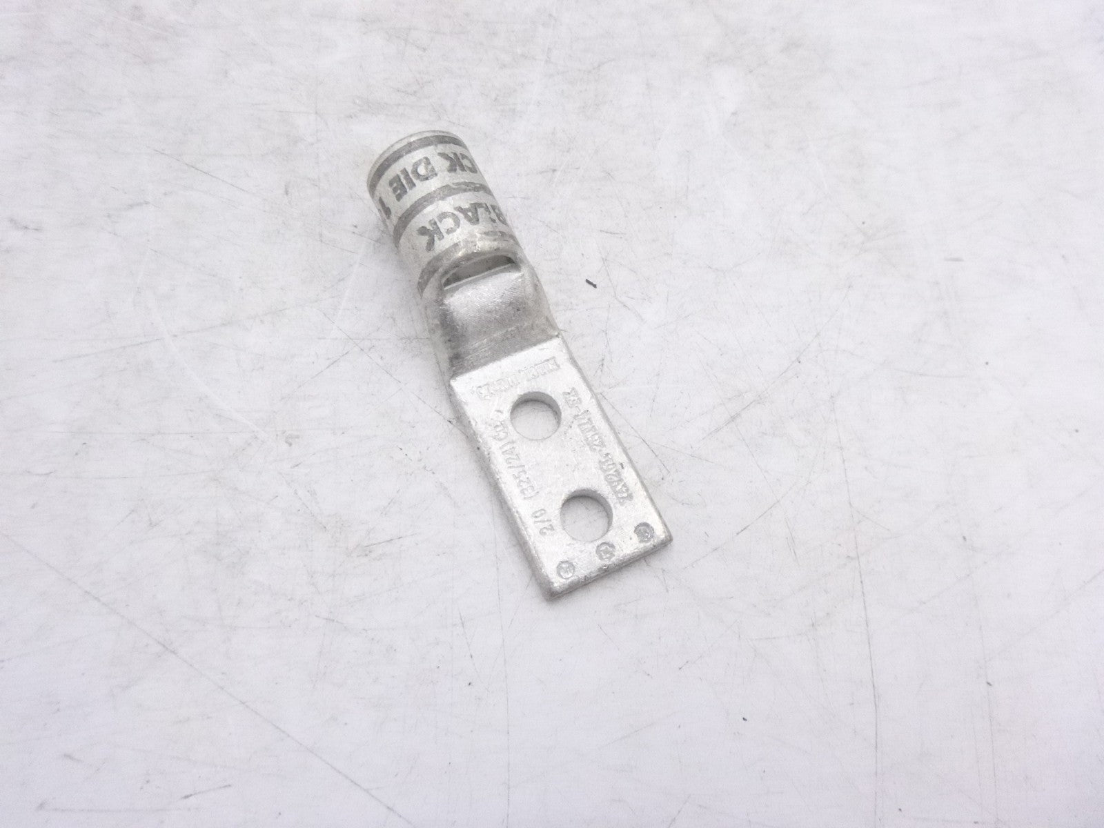 Burndy YAV26L2NT14FX 2/0 Flex Lug Two 1/4" Holes 5/8" Spacing STD Barrell