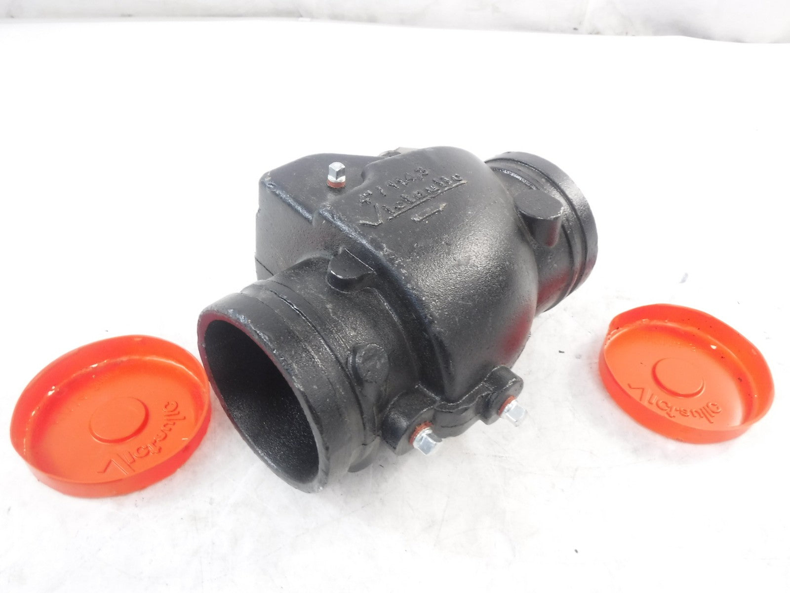Victaulic Firelock 4"Connection 717R Black Enamel Painted Check Valve SEE DES