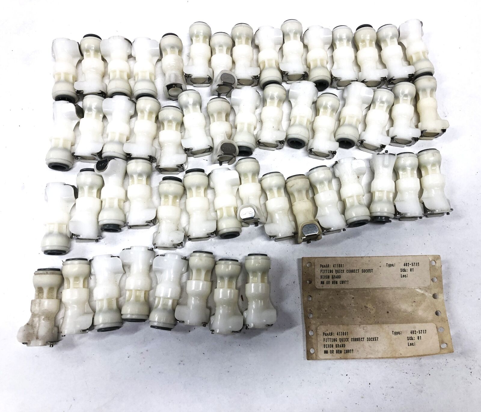 Unbranded Quick Connect Fitting 411001 [Lot of 52] NOS