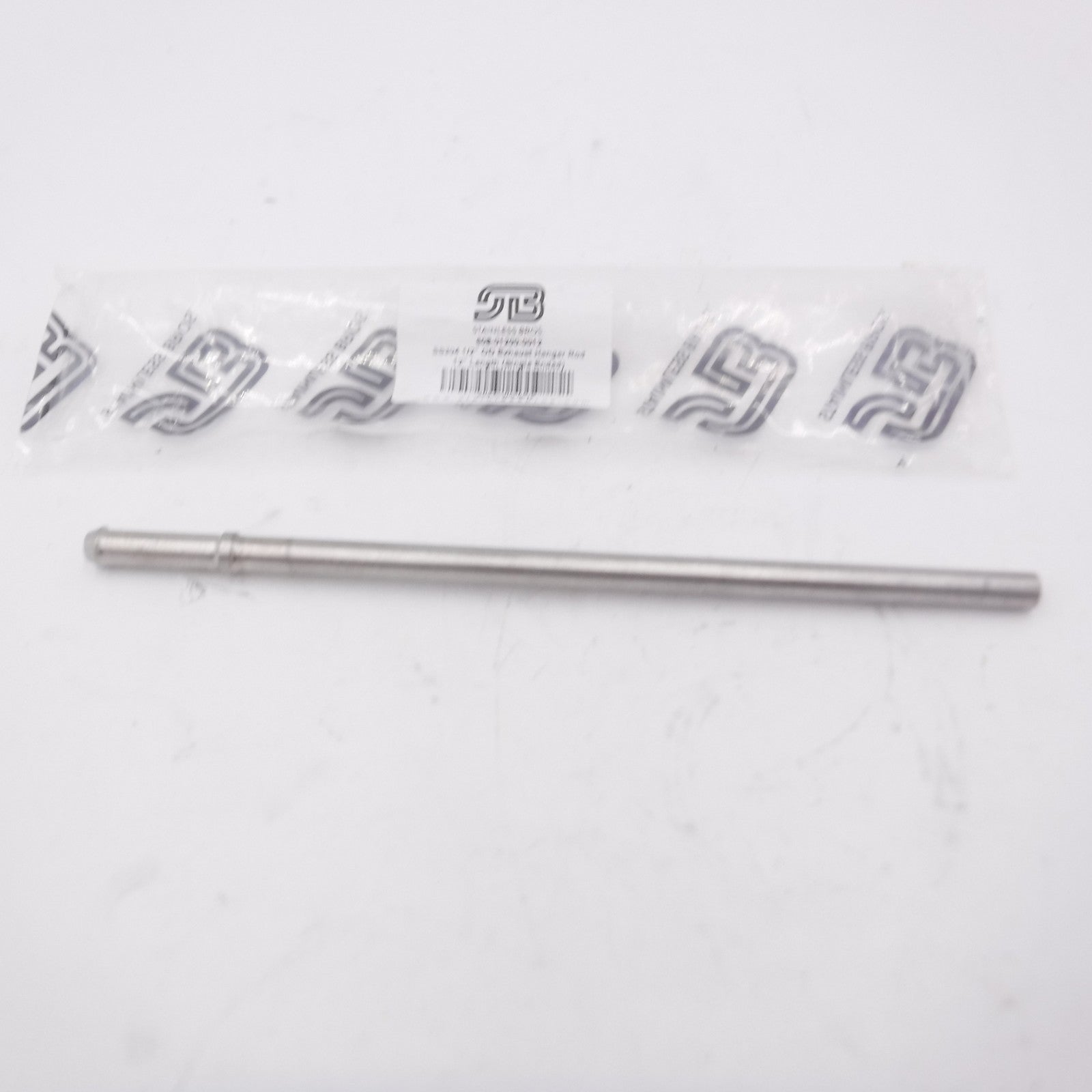 1/2" OD x 12" Billet Exhaust Hanger Rod w/Mushroom End 304SS, 608-01200-0012