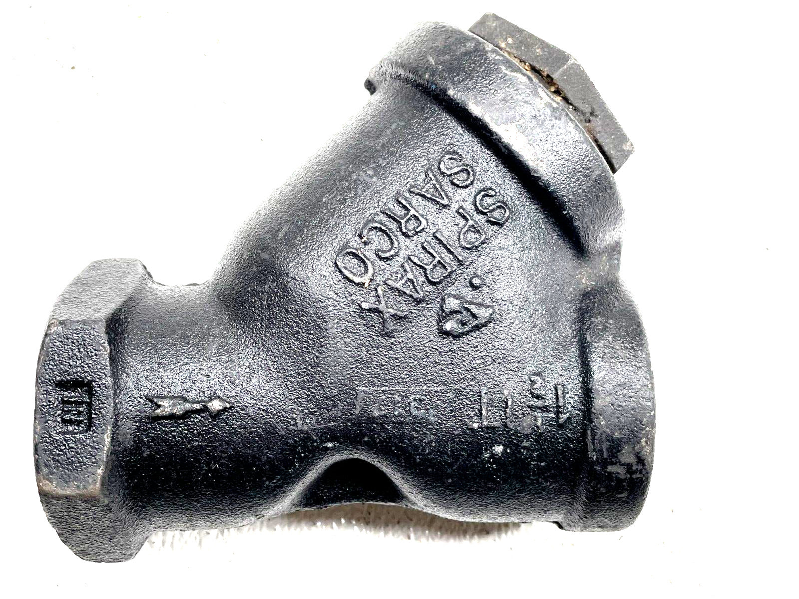 SPIRAX SARCO Cast Iron Y Strainer 1-1/2" NPT 250 SWP 400 WOG / 20-Mesh Screen