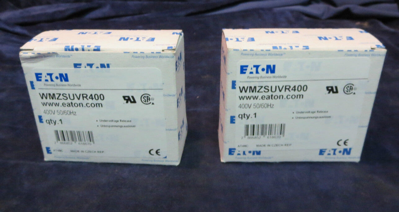EATON WMZSUVR400, 400V, 50/60Hz Circuit Breakers Lot of 2