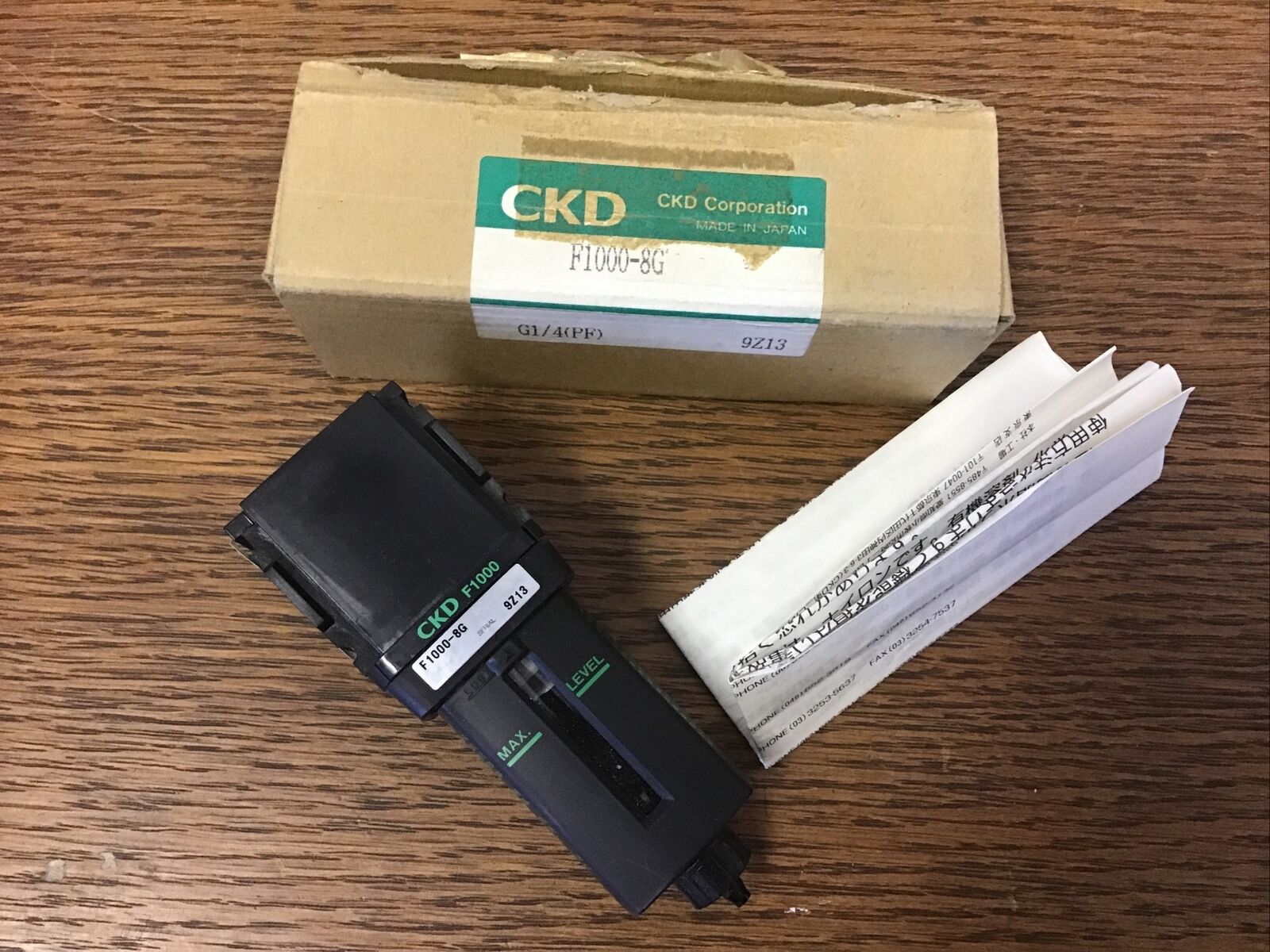 New for CKD F1000-8G G1/4 (PF) 9Z13 CKD Corporation NEW Old Stock