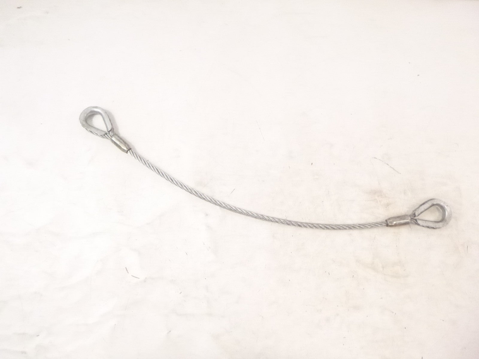 1/2" x 32" Galvanized Steel Cable Sling with Thimble Loop on Each End