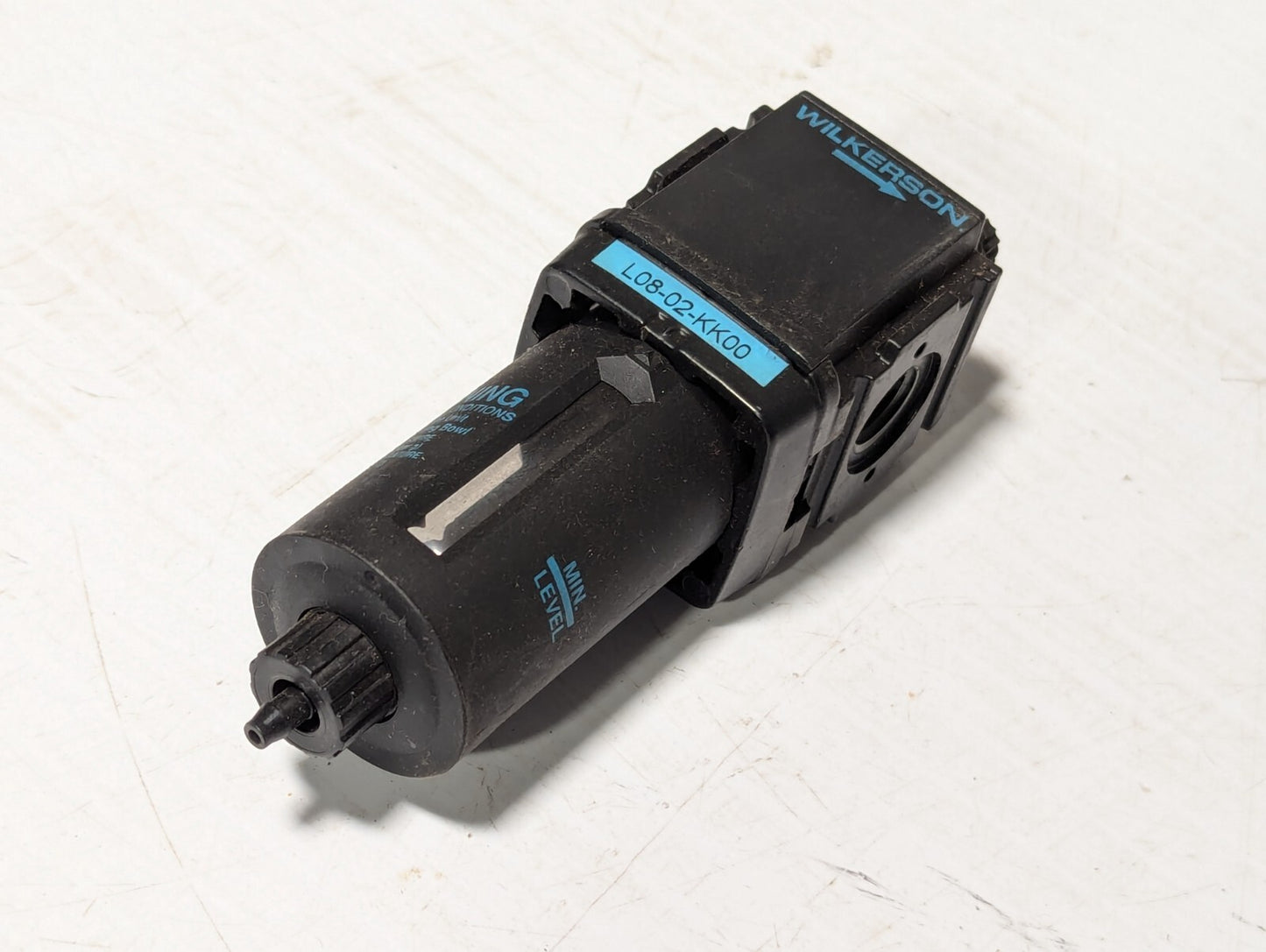 Wilkerson Pneumatic L08-02-KK00 Lubricator, 1/4" NPT, 57.5 CFM as pictured