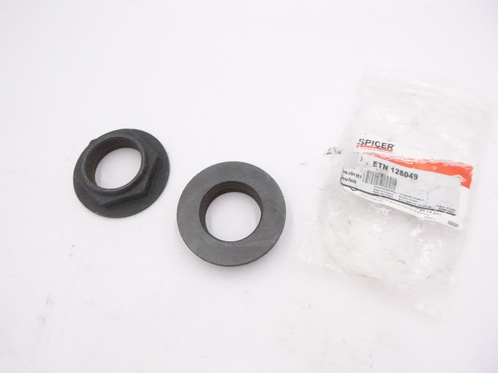 2 Pack Genuine OEM Eaton Spicer Input Nut Metric M42x1.5 128049