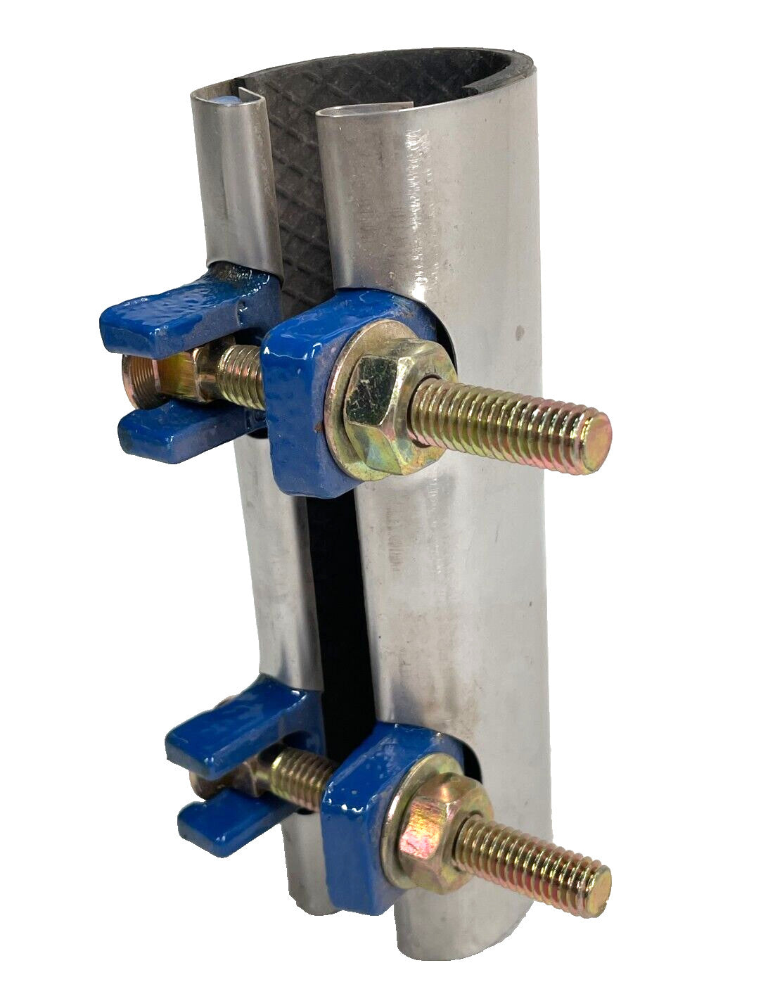 Smith-Blair 245 Stainless Pipe Repair Clamp 1-1/4" (1.66 OD) x 6" Long, 2-Bolt