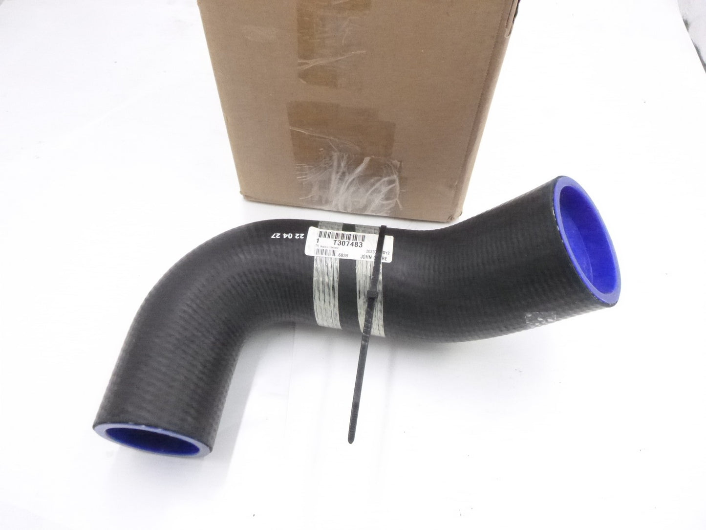 OEM John Deere T307483 Formed Radiator Hose for 670P 670G 672P 870G 772P