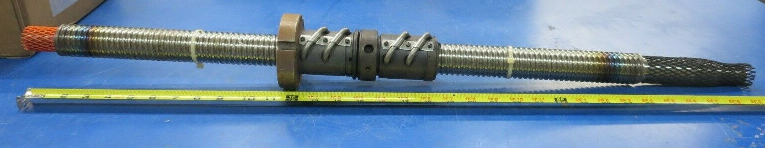 Warner Electric, Series "R", Ball Bearing Screw/Shaft Assembly, Length 34"