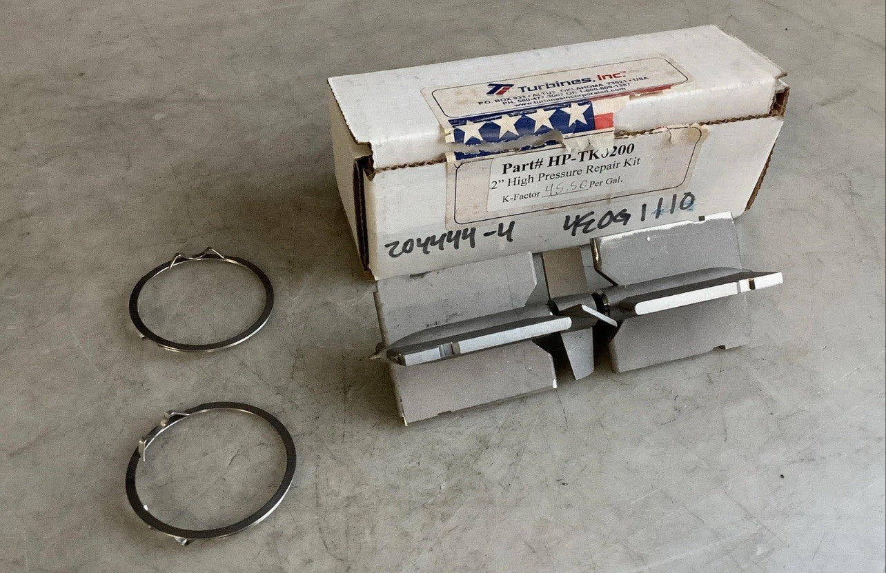 TURBINES INC TK0200 HIGH PRESSURE REPAIR KIT 2” K-FACTOR 46.45 PER GAL.      G5