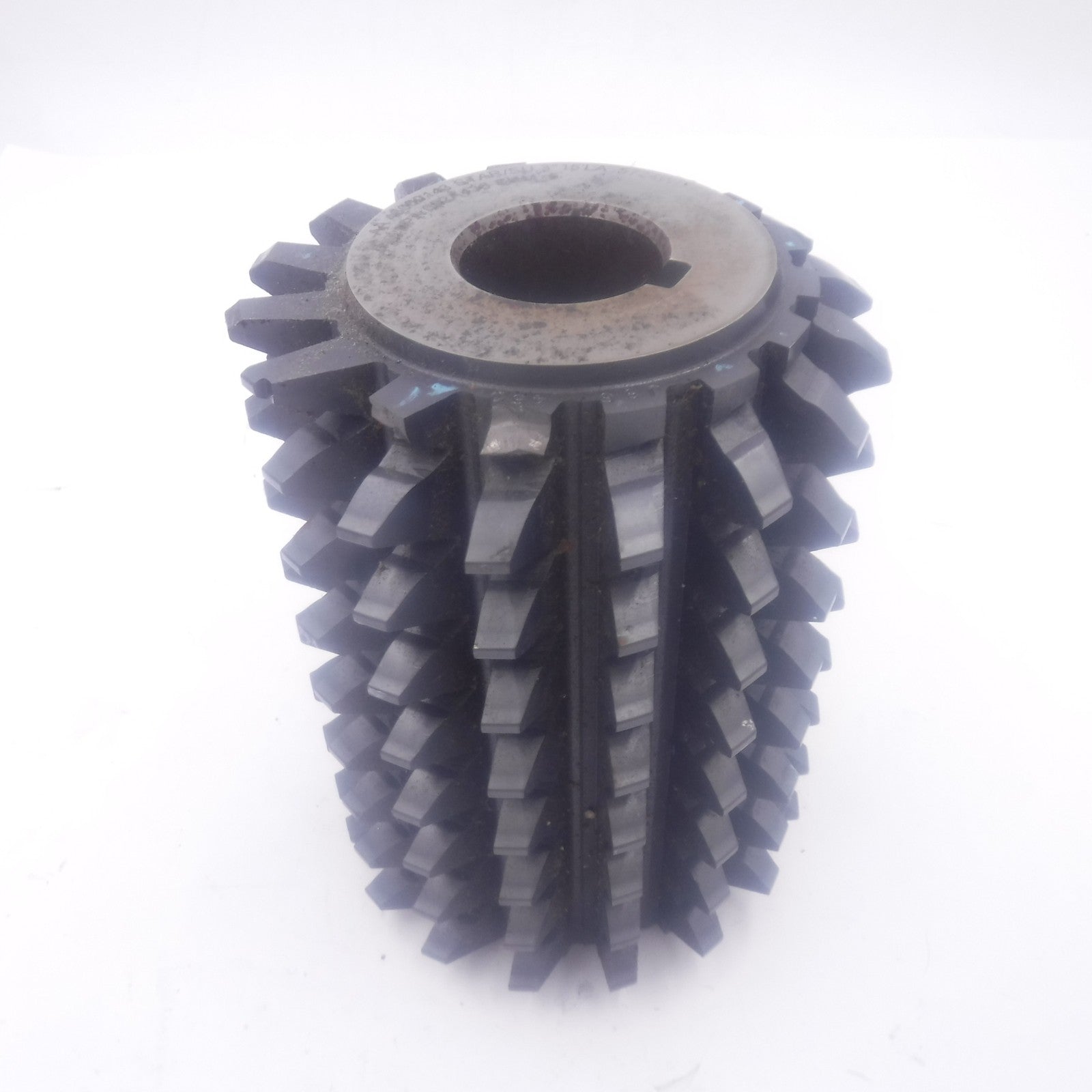 STE Gear Hobber Gear Hob Cutter J86460 37.5mm Keyed Bore 7" L SEE DESC