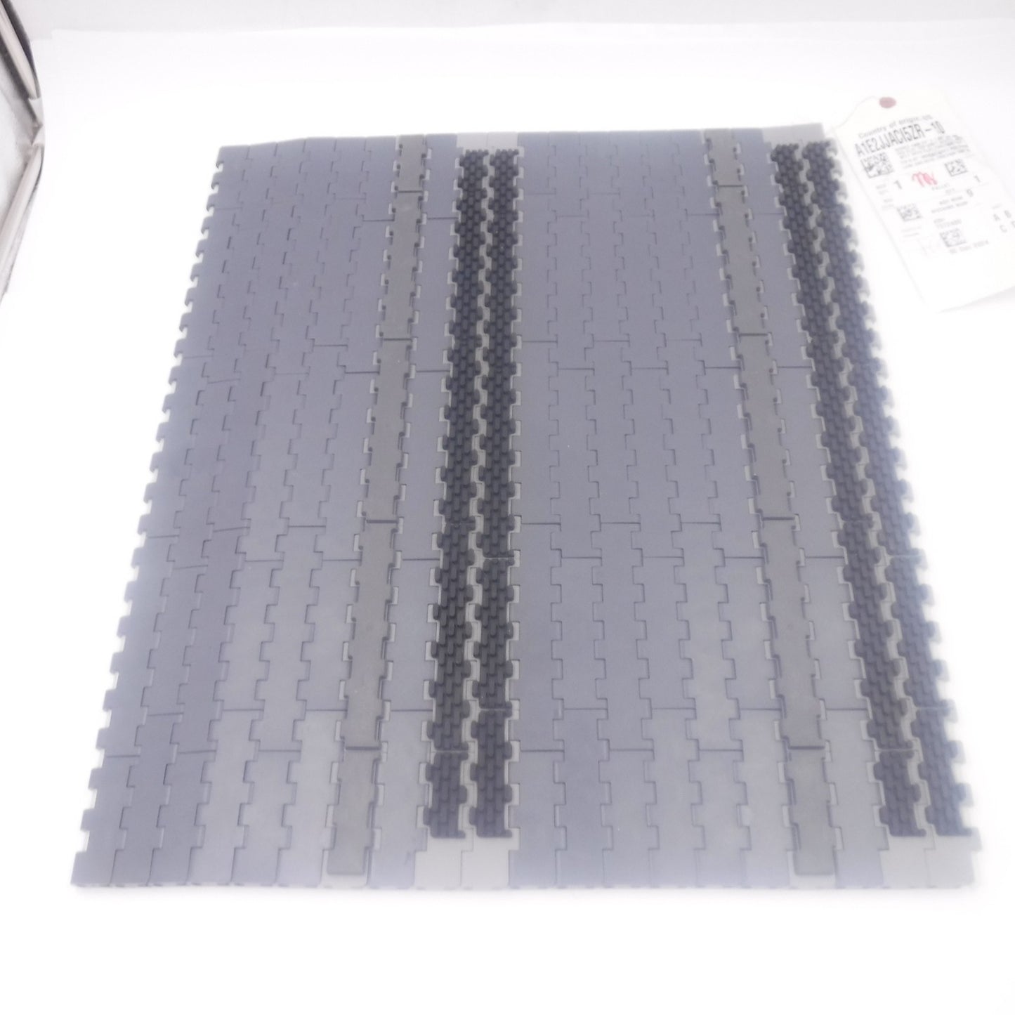 Intralox Series 1400 Belt 24"x 1.68' Flat Top Grey Acetal With Oval Friction Top