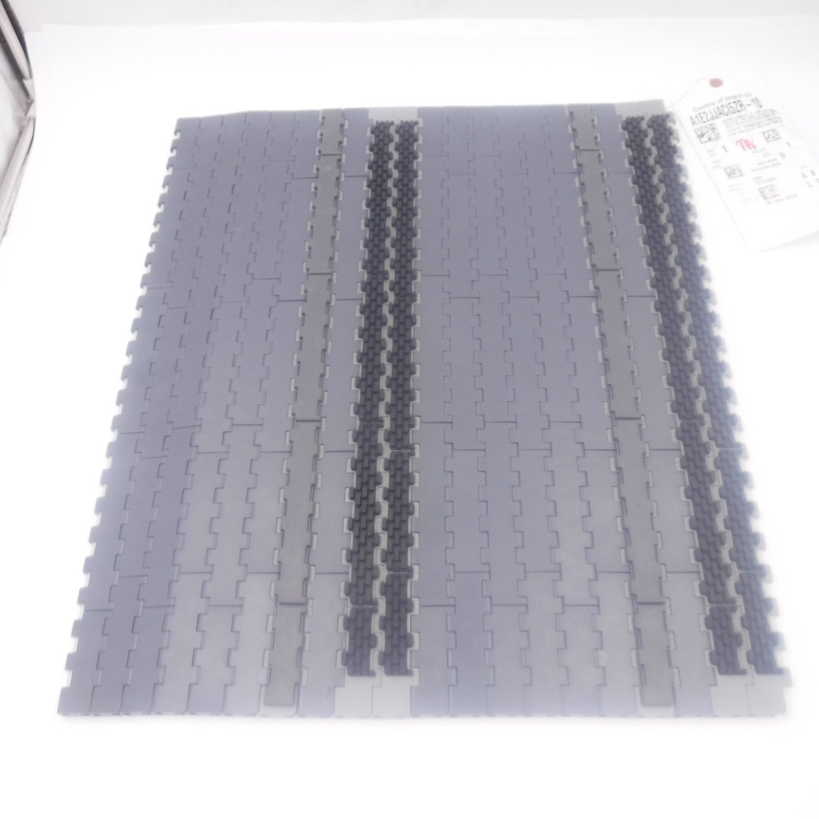 Intralox Series 1400 Belt 24"x 1.68' Flat Top Grey Acetal With Oval Friction Top