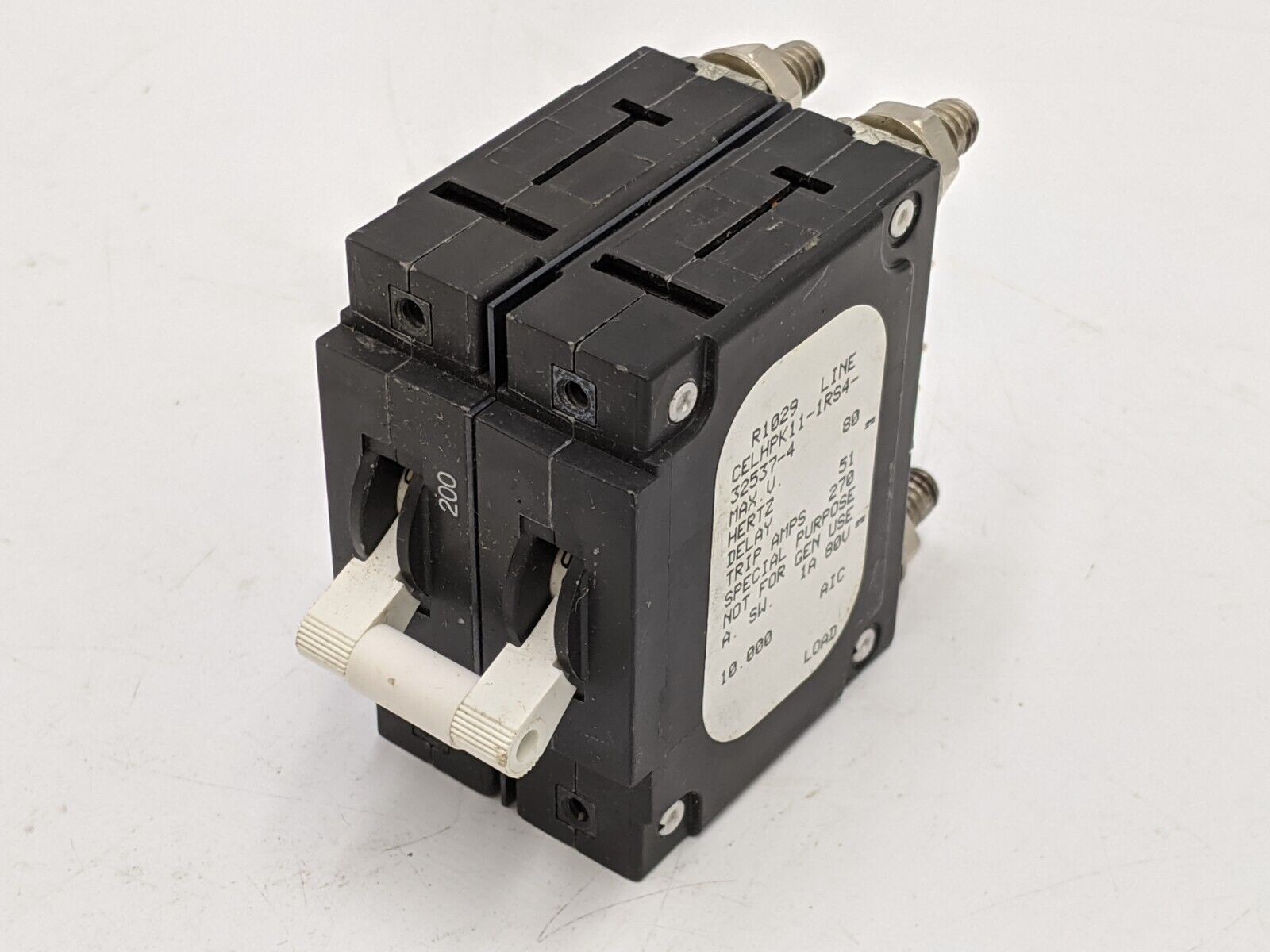 Air Pax CELHPK11-1RS4-32537-4 Special Purpose Circuit Breaker 200A 80V 270A Trip