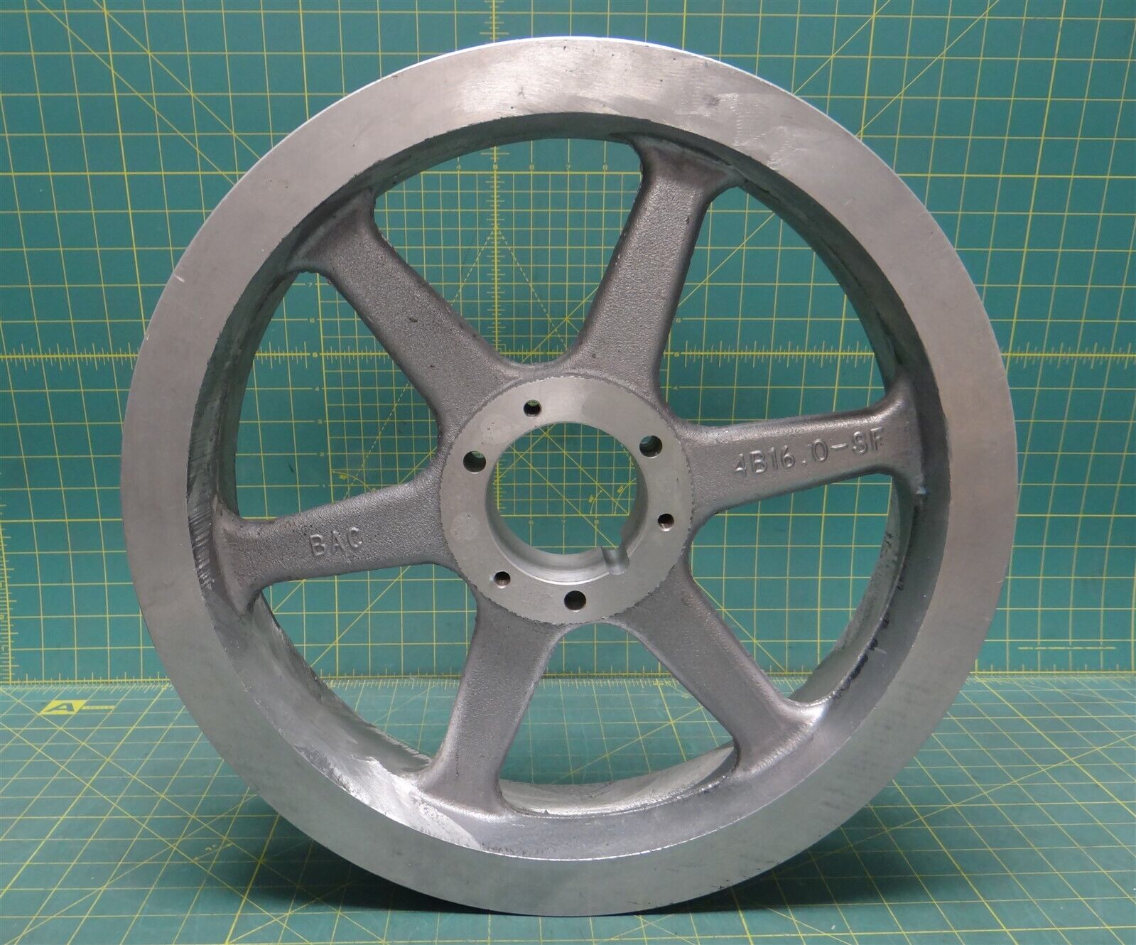 Baltimore Aircoil Company 4B16.0 SF 16" OD 4 Groove Aluminum Sheave, w/o Bushing