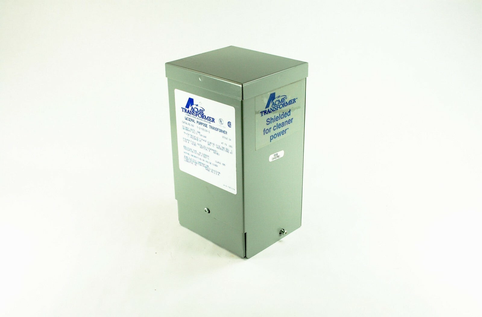 ACME ELECTRIC T253109S Transformer 1PH .75KVA Pri: 00-120/240 Sec: 120/240 VAC
