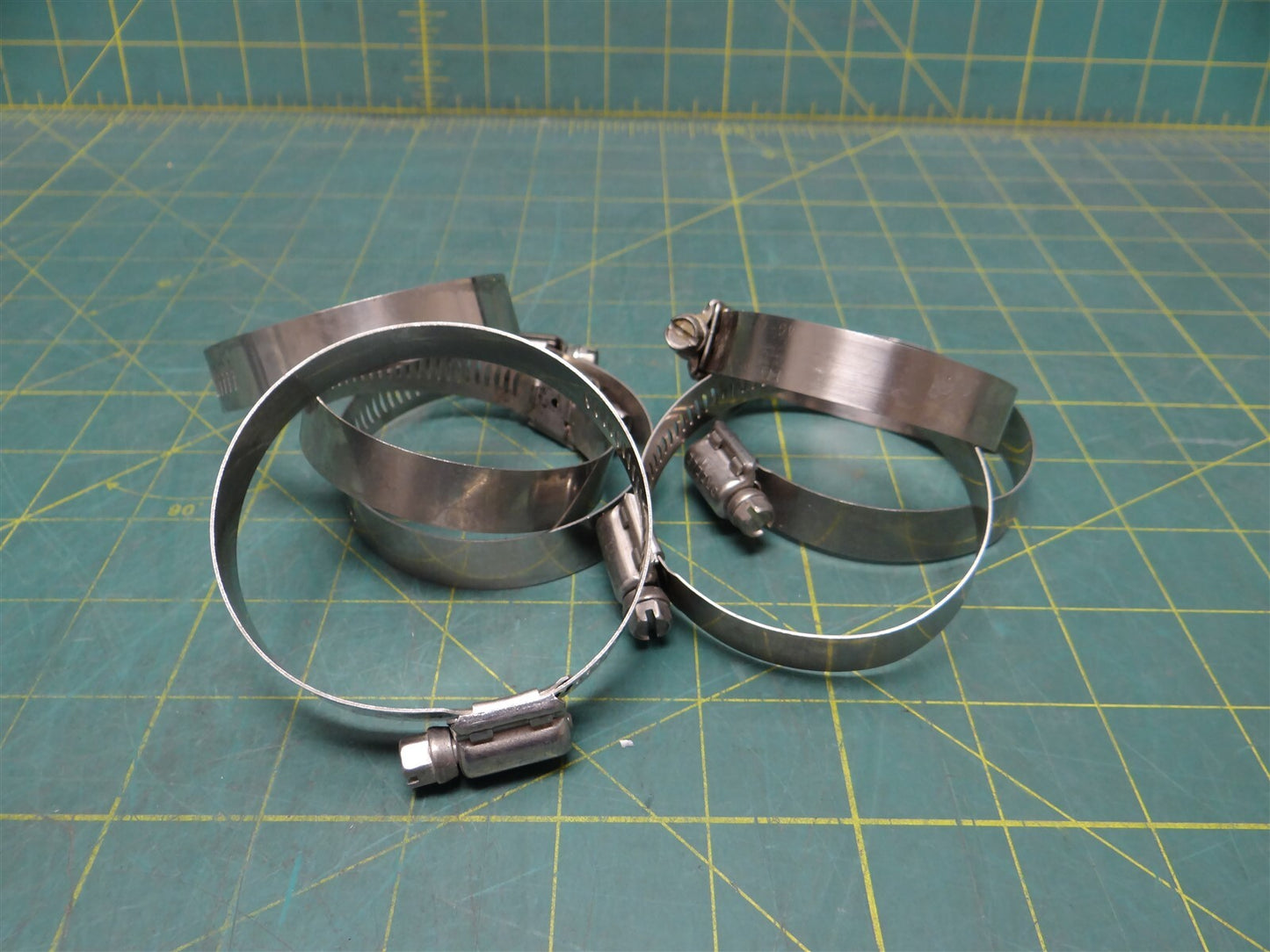 (Qty: 7) SAE #36 1-13/16-2-3/4" Stainless Steel Hose Clamp 46-70mm 1/2" Width