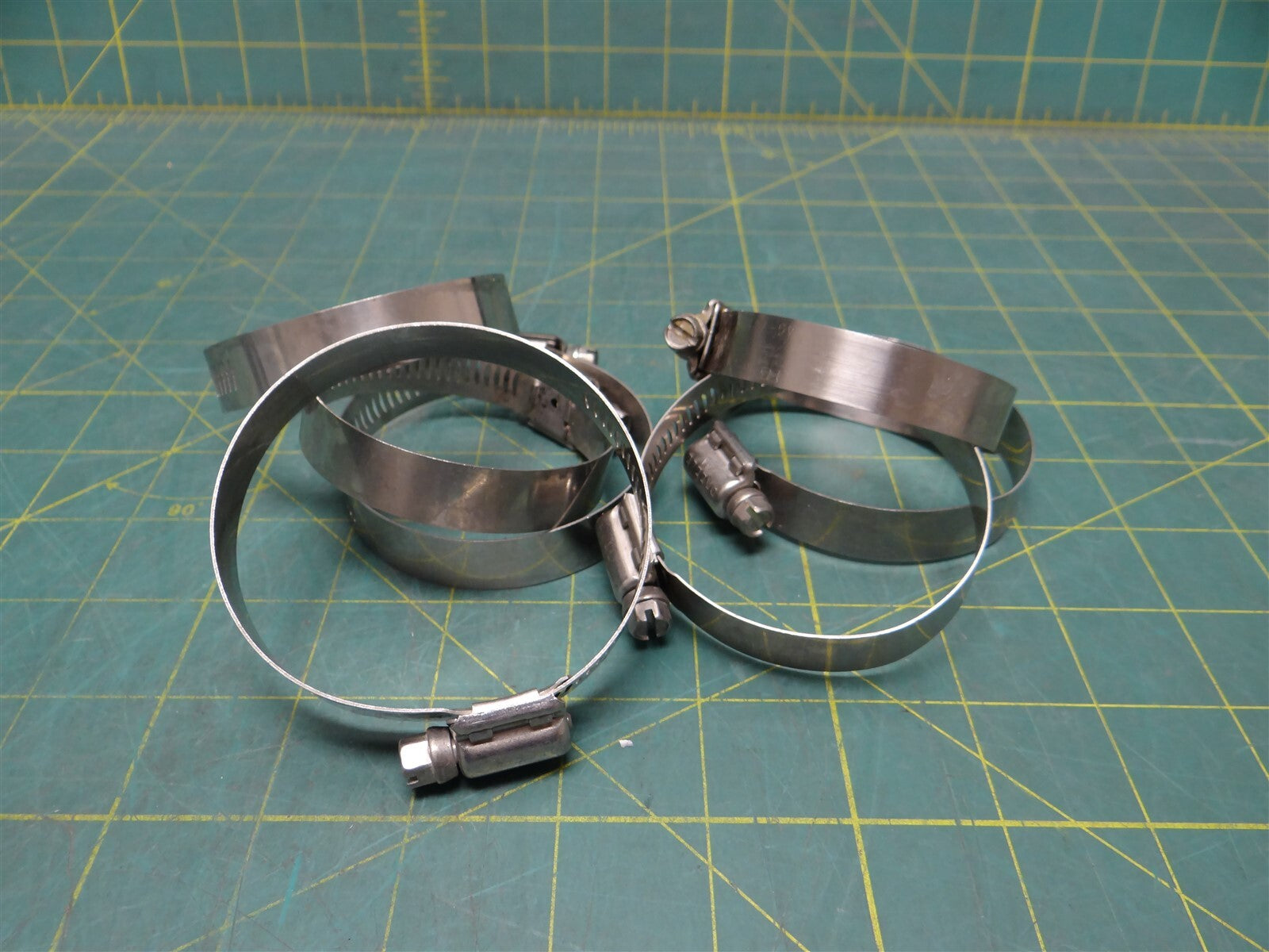 (Qty: 7) SAE #36 1-13/16-2-3/4" Stainless Steel Hose Clamp 46-70mm 1/2" Width