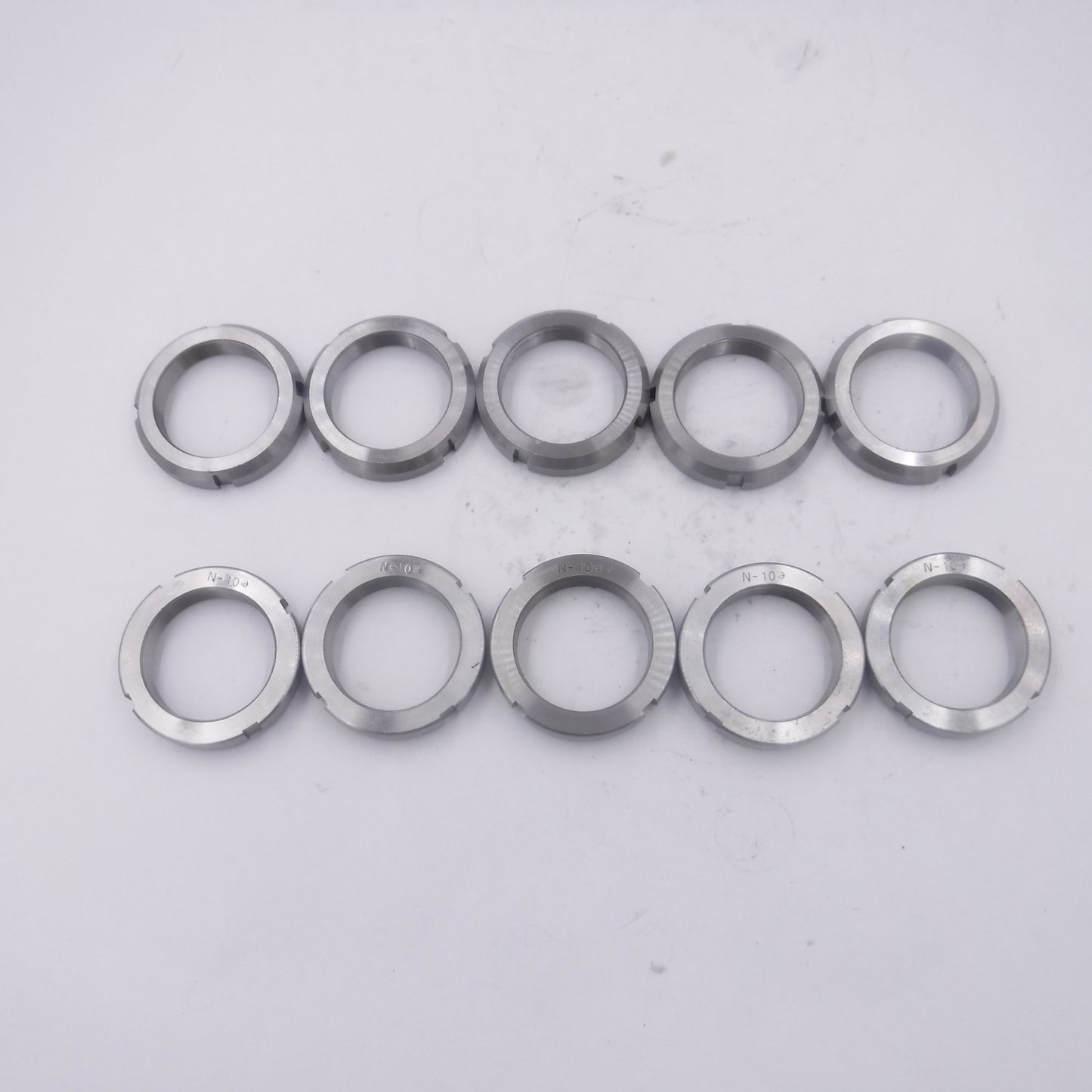 10 Pack SKF N-10 Locking Nuts 1.967-18 in Thread Size 2-11/16" OD  Steel