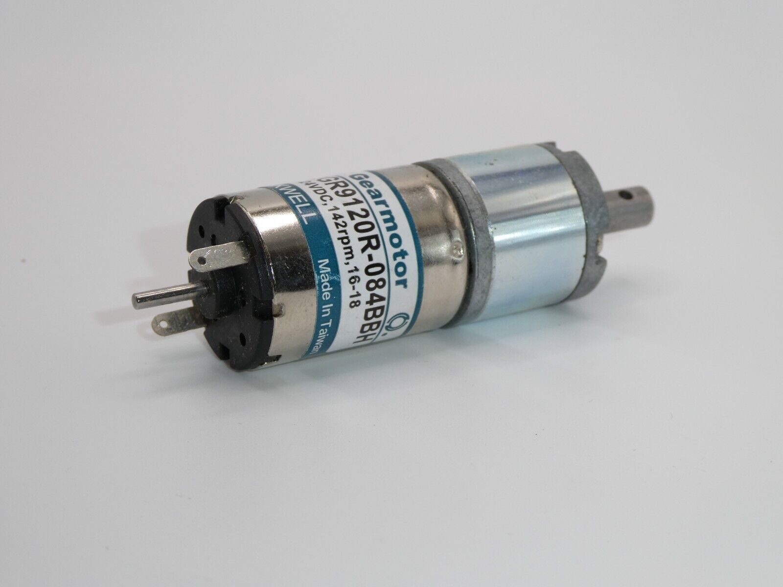 Hennkwell PZ22GR9120R-084BBH 6-24 VDC 1:84 Ratio Compact Gear Motor, 6mm Diamete