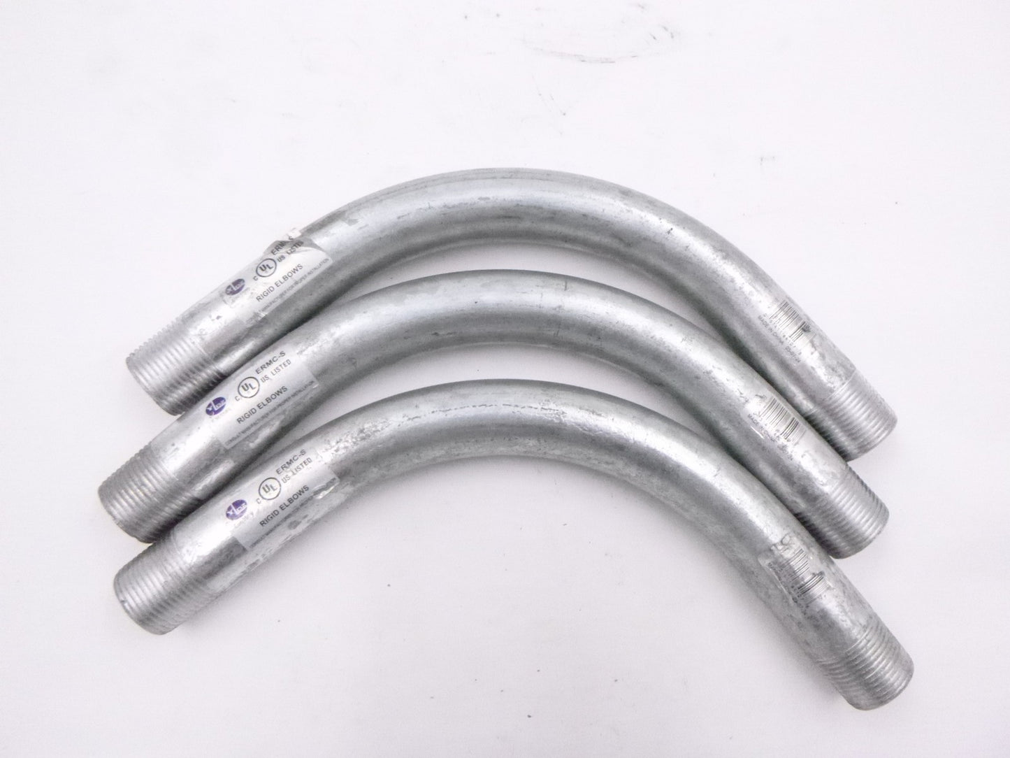 3 Pack Halex 64107 3/4" 90° Rigid Conduit Elbows