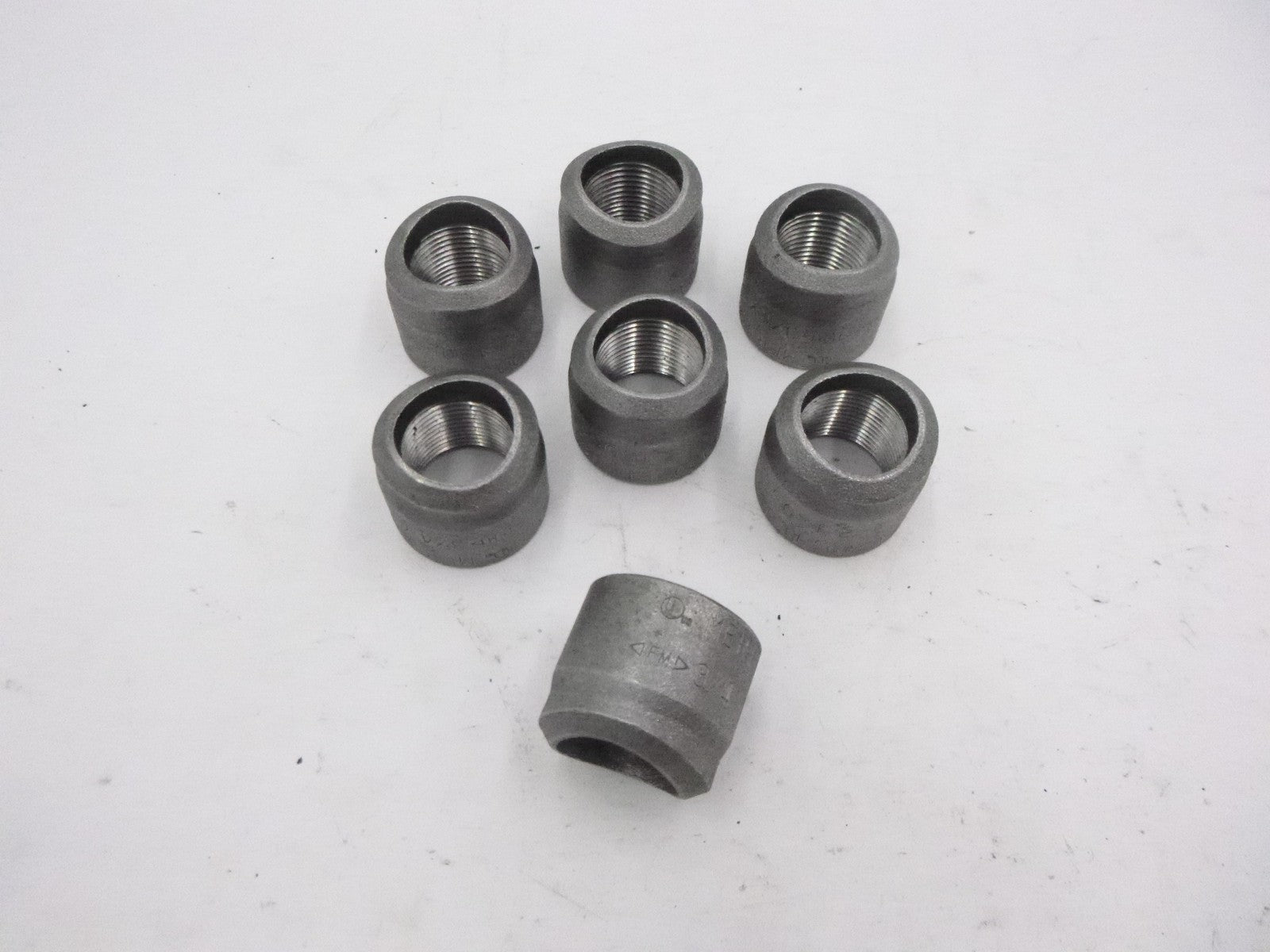 7 Pack Meritta Anvilet Forged Steel 3/4" x 2-1/2 Fitting Threaded Weld Socket