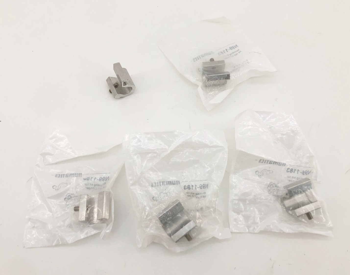 Lot of 5 New Numatics N99-1183 Mounting Kits 3/8" 5-11mm Tie Rods - No Box