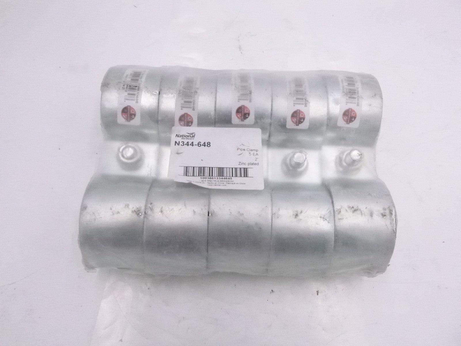 5 Pack National Hardware 300BC Zinc Plated Gate Hinge Pipe Clamp2" N344-648