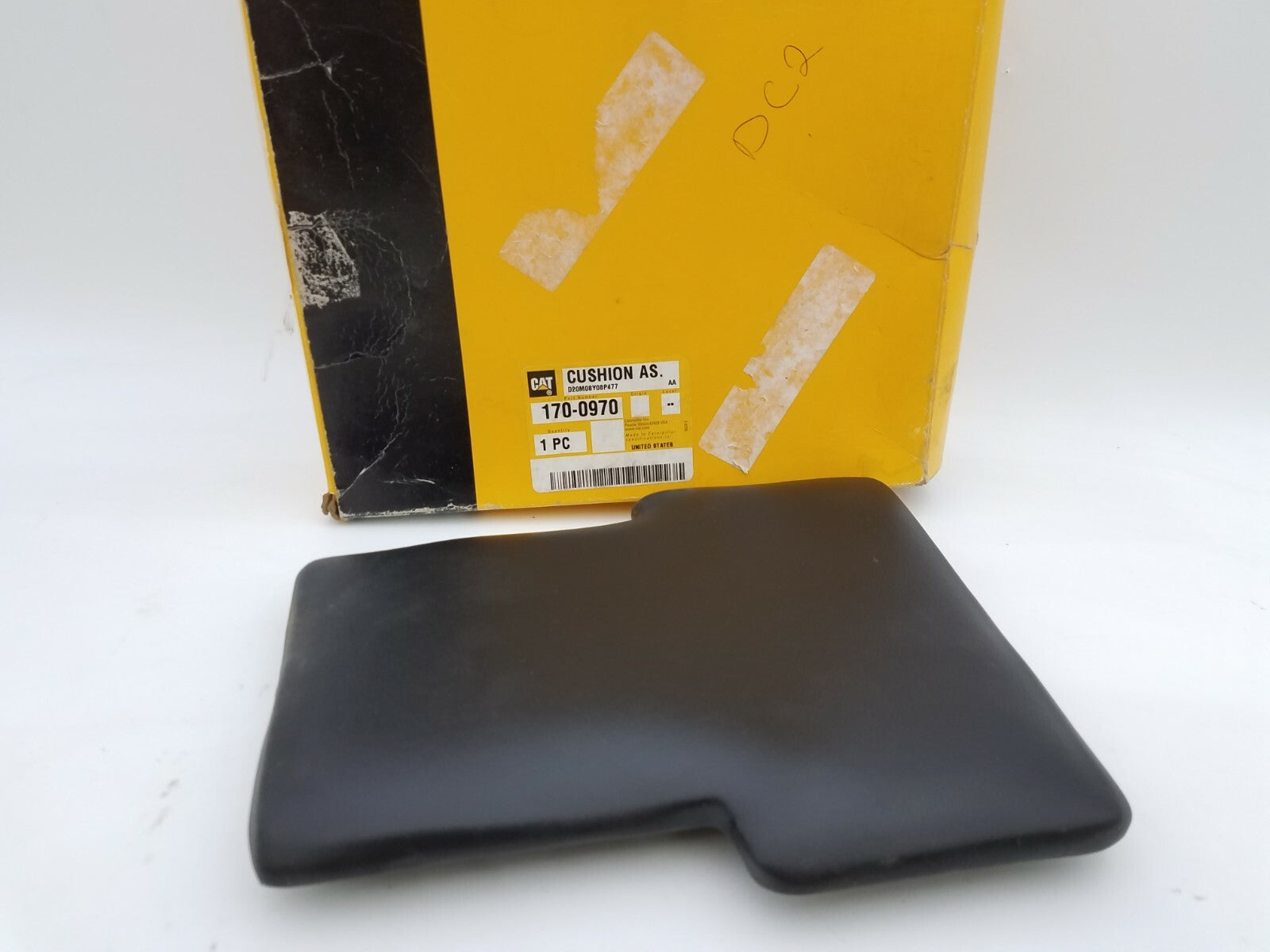 Caterpillar CAT 170-0970 Black Vinyl Cushion Assembly OEM Stock Part NOS
