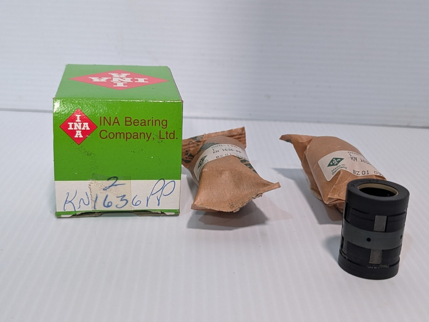 Lot of 2 Ina KN1636PP Linear Ball Bearings - Free Returns